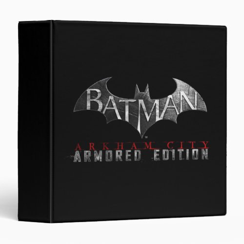 Batman Arkham City Armored Edition K Binder