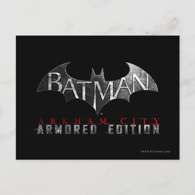 Batman: Arkham City Armored Edition K Postcard | Zazzle