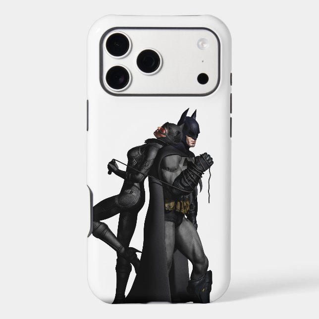 Batman Arkham City | Batman and Catwoman Case-Mate iPhone Case (Back)