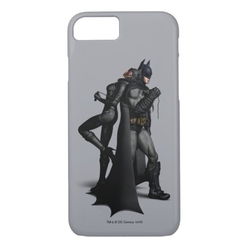 Batman Arkham City  Batman and Catwoman iPhone 87 Case