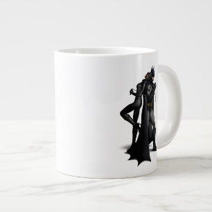 Batman Arkham City Batman and Catwoman Giant Coffee Mug