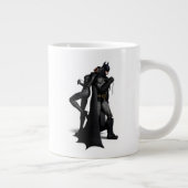 Batman Arkham City | Batman and Catwoman Giant Coffee Mug (Right)