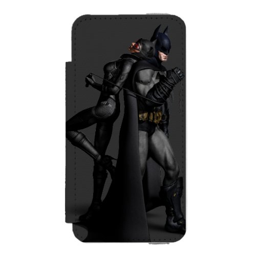 Batman Arkham City  Batman and Catwoman Wallet Case For iPhone SE55s