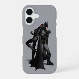 Batman Arkham City Batman and Catwoman iPhone 16 Case