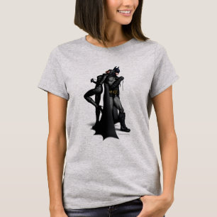 Batman Arkham City   Batman and Catwoman T-Shirt
