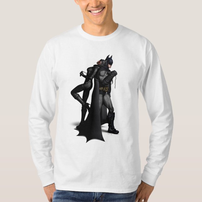 Batman Arkham City | Batman and Catwoman T-Shirt (Front)