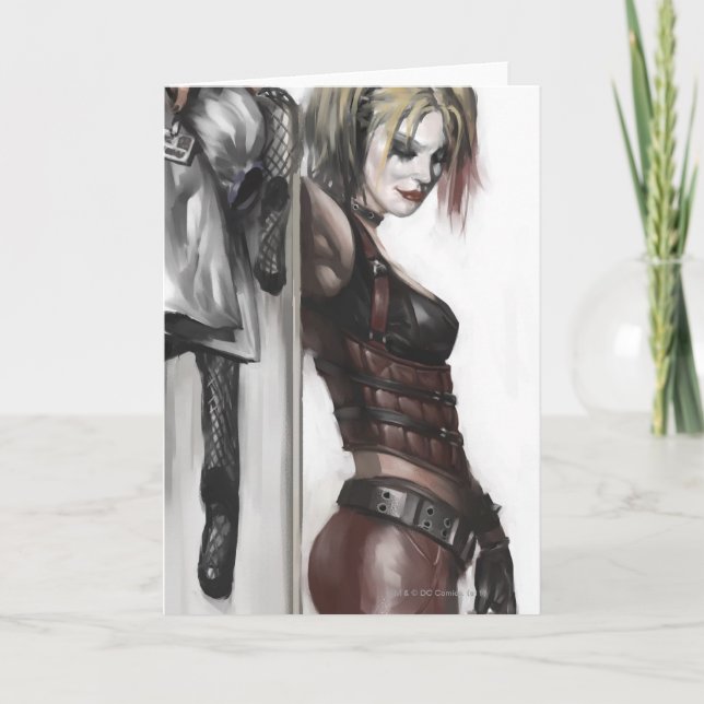 Batman Arkham City | Harley Quinn Illustration Card (Front)