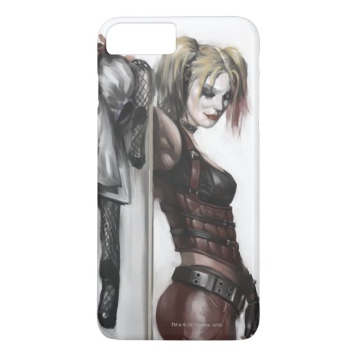 Batman Arkham City | Harley Quinn Illustration iPhone 8 Plus/7 Plus Case