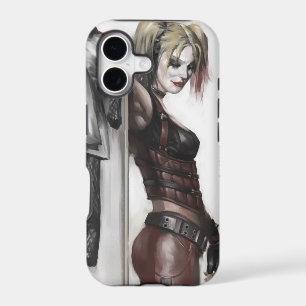 Batman Arkham City Harley Quinn Illustration iPhone 17 Case