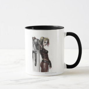 Batman Arkham City Harley Quinn Illustration Mug