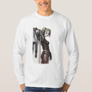 Batman Arkham City Harley Quinn Illustration T-Shirt