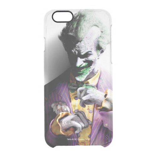 Batman Arkham City  Joker Clear iPhone 66S Case