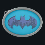 Batman | Arkham City Symbol Belt Buckle<br><div class="desc">Check out this Batman Symbol in cool neon colors!</div>