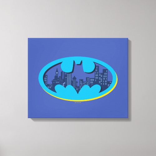 Batman  Arkham City Symbol Canvas Print