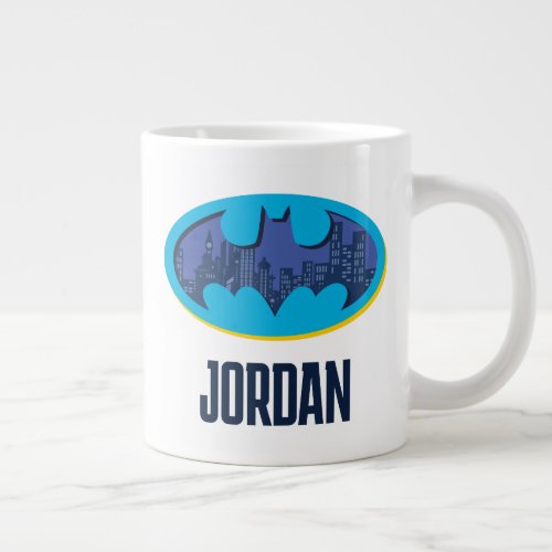 Batman  Arkham City Symbol Giant Coffee Mug