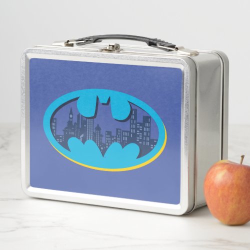 Batman  Arkham City Symbol Metal Lunch Box
