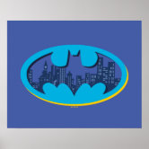 Batman Symbol, Bat Oval Logo Statuette, Zazzle