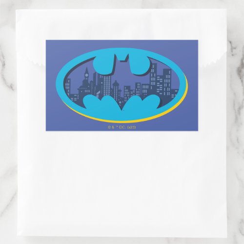 Batman  Arkham City Symbol Rectangular Sticker