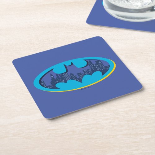 Batman  Arkham City Symbol Square Paper Coaster