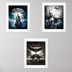 Batman Arkham Games Wall Art Sets