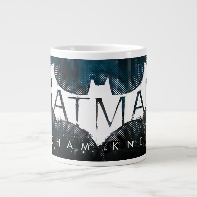 Batman Arkham Knight Gotham Logo Large Coffee Mug (Front)