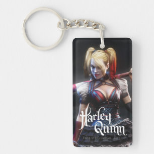 Batman Arkham Knight Harley Quinn with Bat Keychain