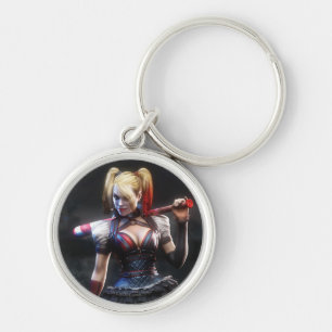 Batman Arkham Knight Harley Quinn with Bat Keychain