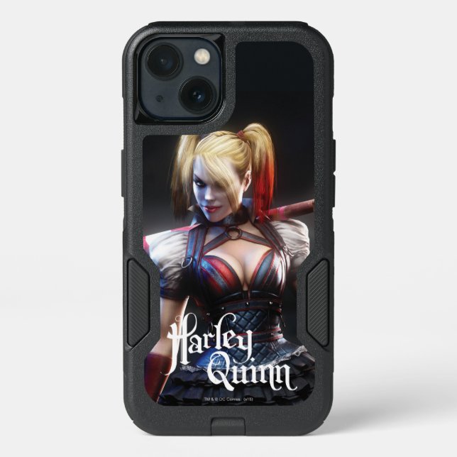 Batman Arkham Knight | Harley Quinn with Bat Otterbox iPhone Case (Back)