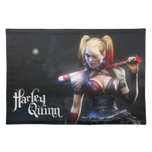 Batman Arkham Knight   Harley Quinn with Bat Placemat