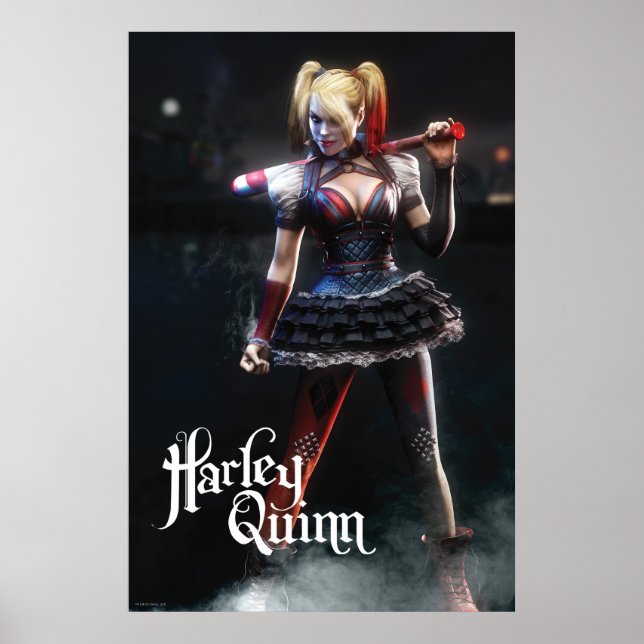Batman Arkham Knight | Harley Quinn with Bat Poster (Front)
