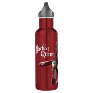 Batman Arkham Knight   Harley Quinn with Bat Stainless Steel Water Bottle