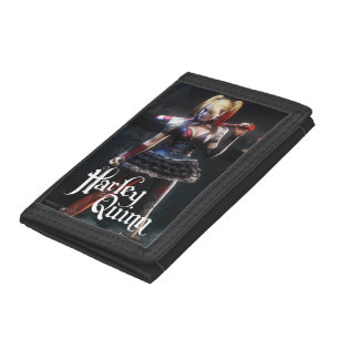Batman Arkham Knight Harley Quinn with Bat Tri-fold Wallet