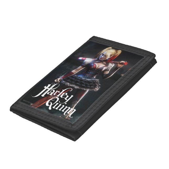 Batman Arkham Knight | Harley Quinn with Bat Trifold Wallet (Bottom)