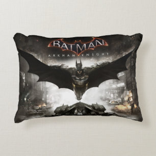 Batman Arkham Knight Key Art Accent Pillow