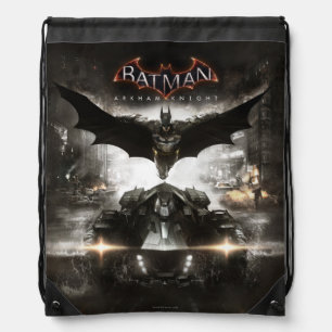 Batman Arkham Knight Key Art Drawstring Bag