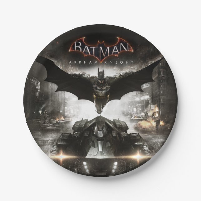 Batman Arkham Knight Key Art Paper Plates (Front)