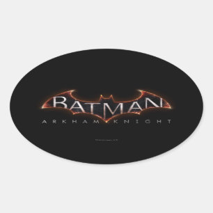 Batman Arkham Knight Logo Oval Sticker