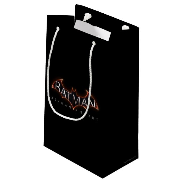 Batman Arkham Knight Logo Small Gift Bag (Back Angled)