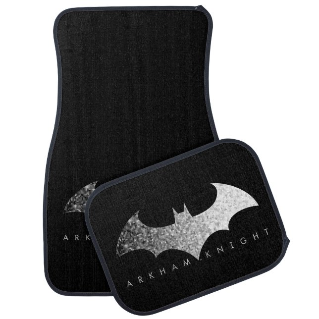 Batman Arkham Knight Pixel Logo Car Mat (Set)