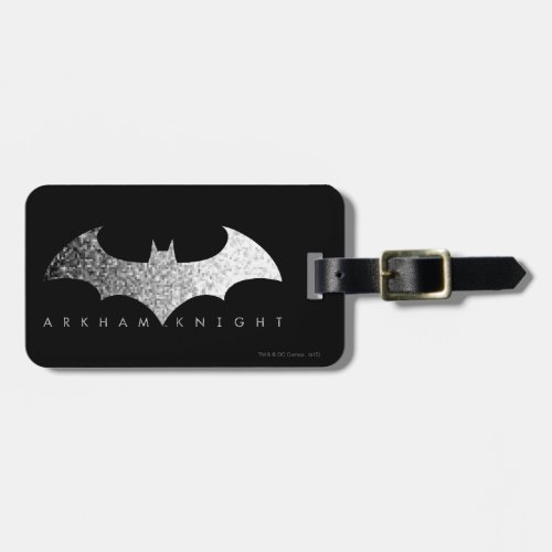 Batman Arkham Knight Pixel Logo Luggage Tag