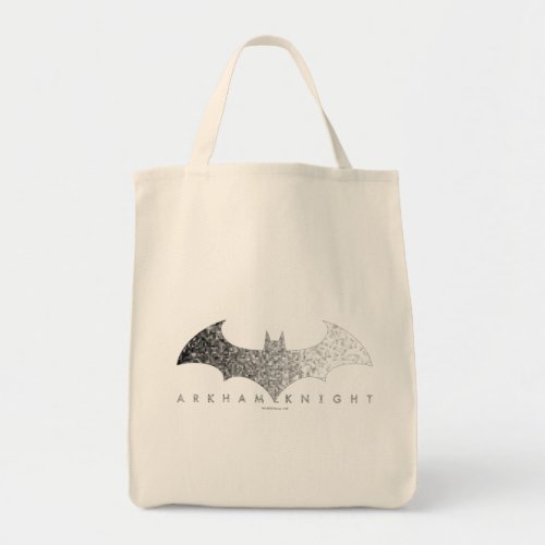 Batman Arkham Knight Pixel Logo Tote Bag