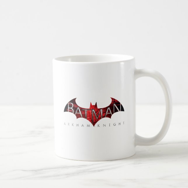 Batman Arkham Knight Red Logo Coffee Mug (Right)