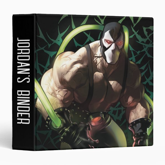 Batman Bane Bat Swarm Illustration 3 Ring Binder (Front/Spine)