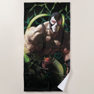 Batman Bane Bat Swarm Illustration Beach Towel