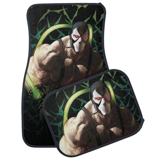 Batman Bane Bat Swarm Illustration Car Floor Mat (Set)
