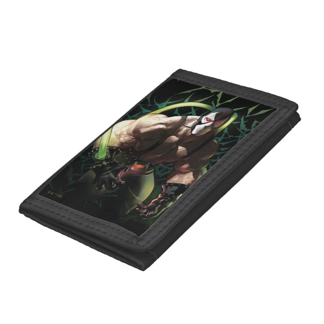 Batman Bane Bat Swarm Illustration Trifold Wallet (Bottom)