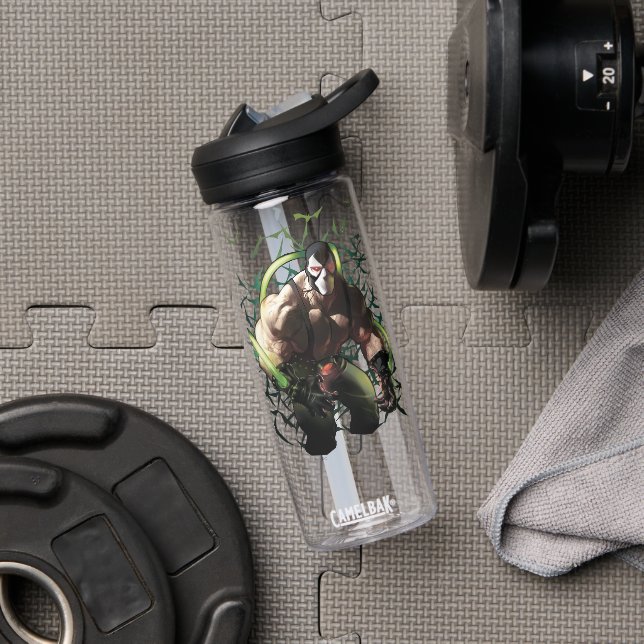 Batman Bane Bat Swarm Illustration Water Bottle (Gym)