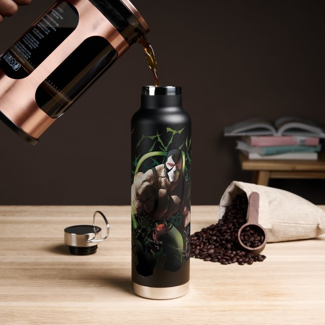 Batman Bane Bat Swarm Illustration Water Bottle (Coffee)