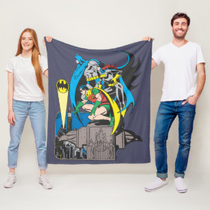 Batman/Batgirl/Robin Fleece Blanket