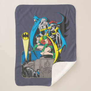 Batman/Batgirl/Robin Sherpa Blanket